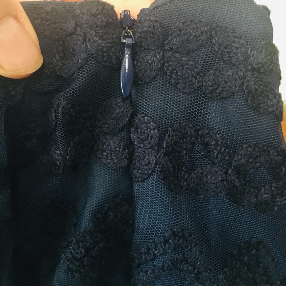 • BUNDLED // trina turk navy tie-back halter lace dress • - Picture 7 of 7